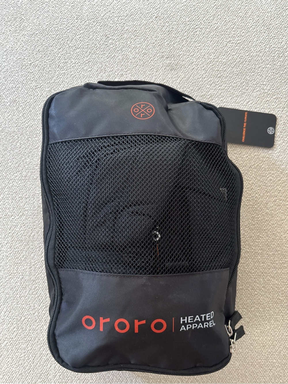 Ororo NWT Men’s 4-Zone Classic Heated Vest WITH Battery & Charger + Storage bag
